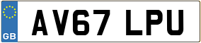 Truck License Plate